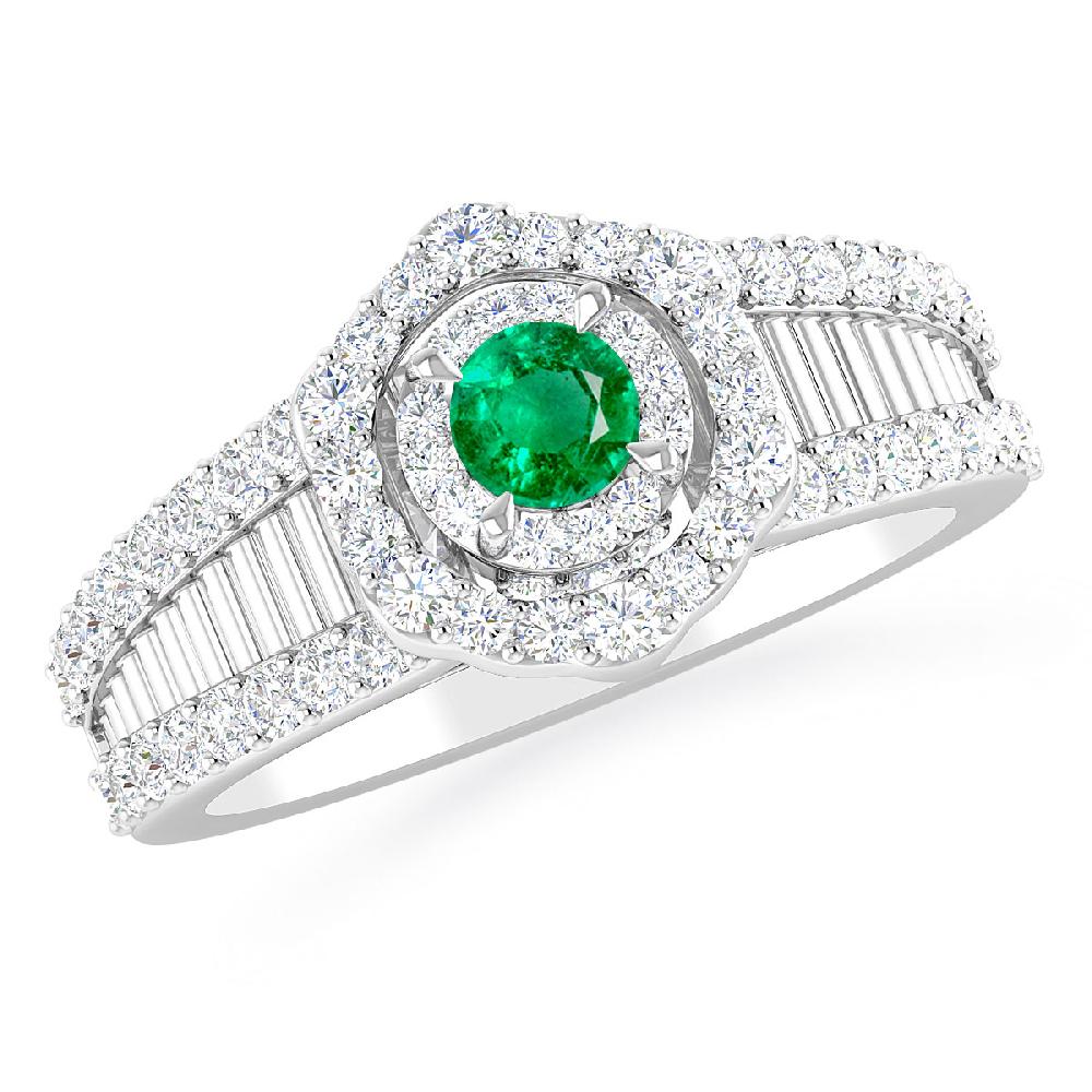 White Gold - Emerald