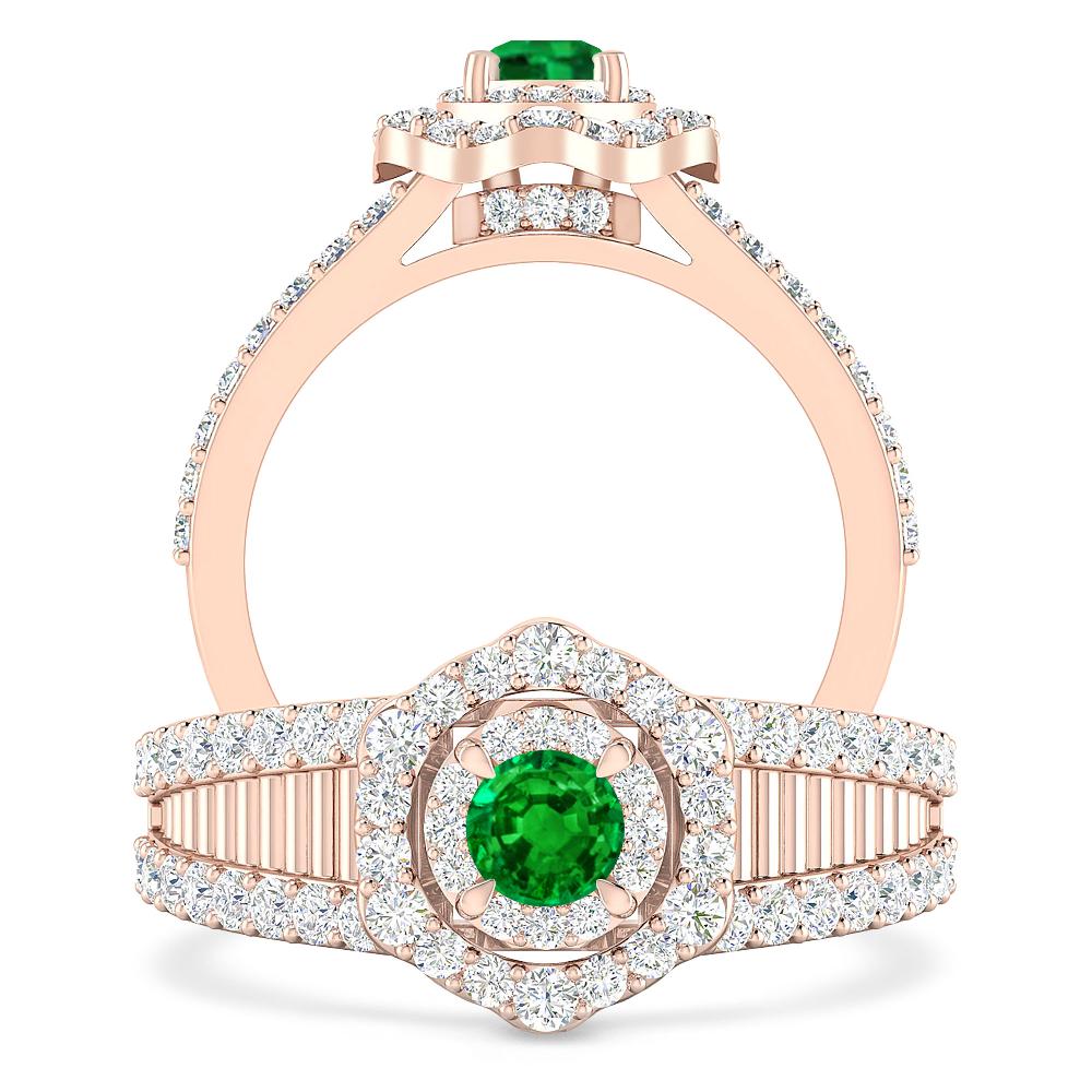 Rose Gold - Emerald