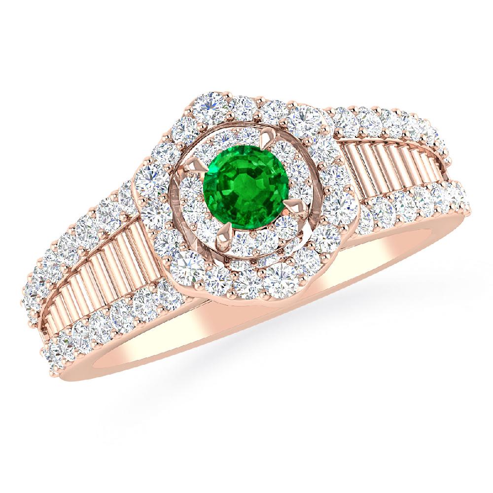 Rose Gold - Emerald