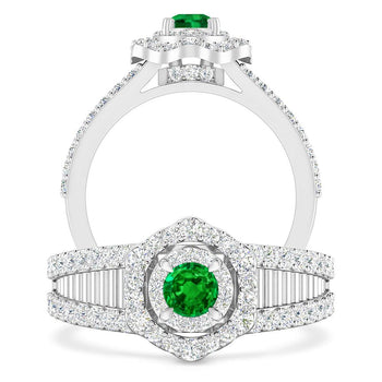 White Gold - Emerald