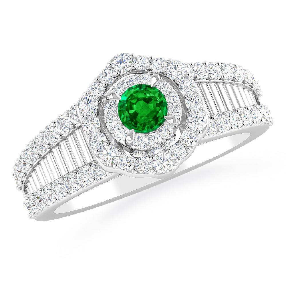 White Gold - Emerald