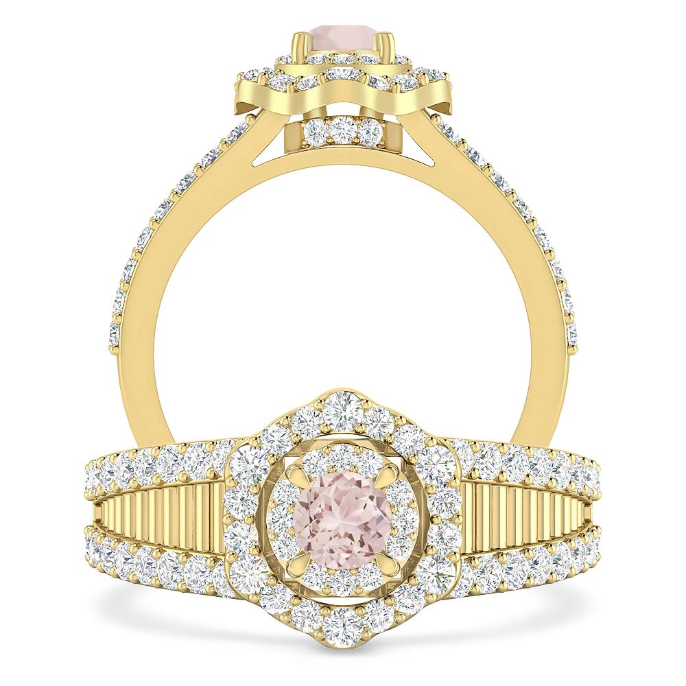 Yellow Gold - Morganite