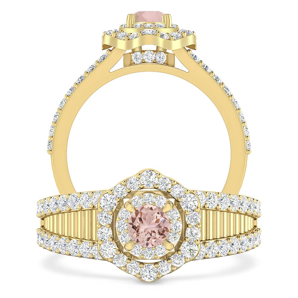 Yellow Gold - Morganite