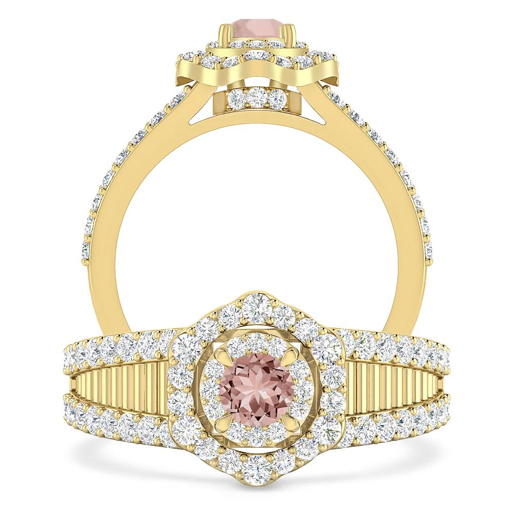 Yellow Gold - Morganite