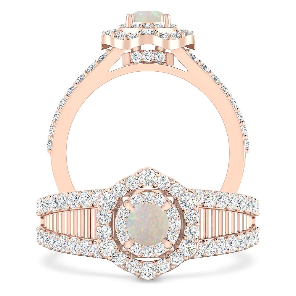 Rose Gold - Opal