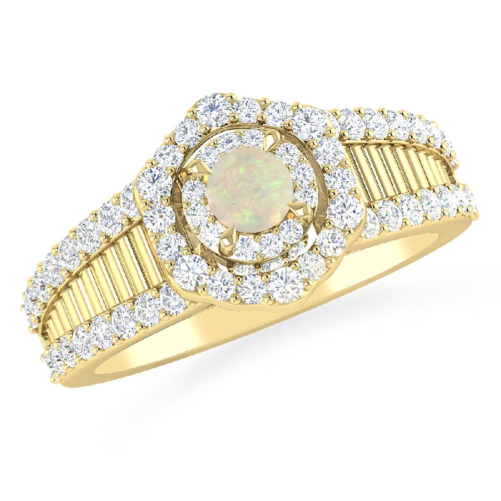 Yellow Gold - Opal