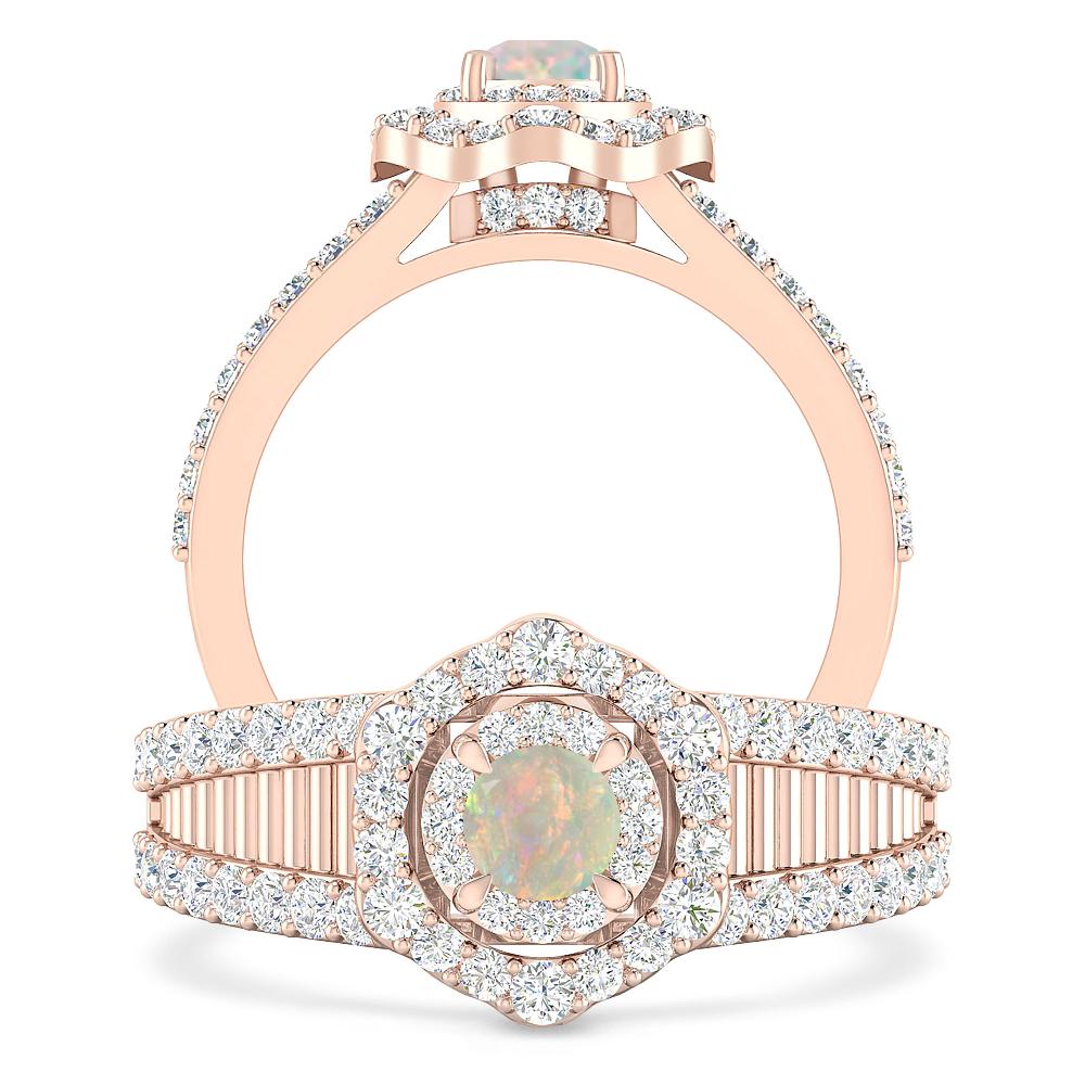 Rose Gold - Opal