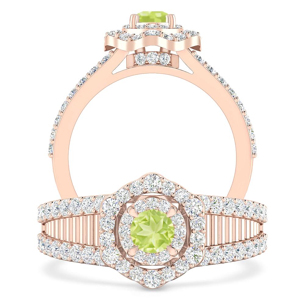 Rose Gold - Peridot