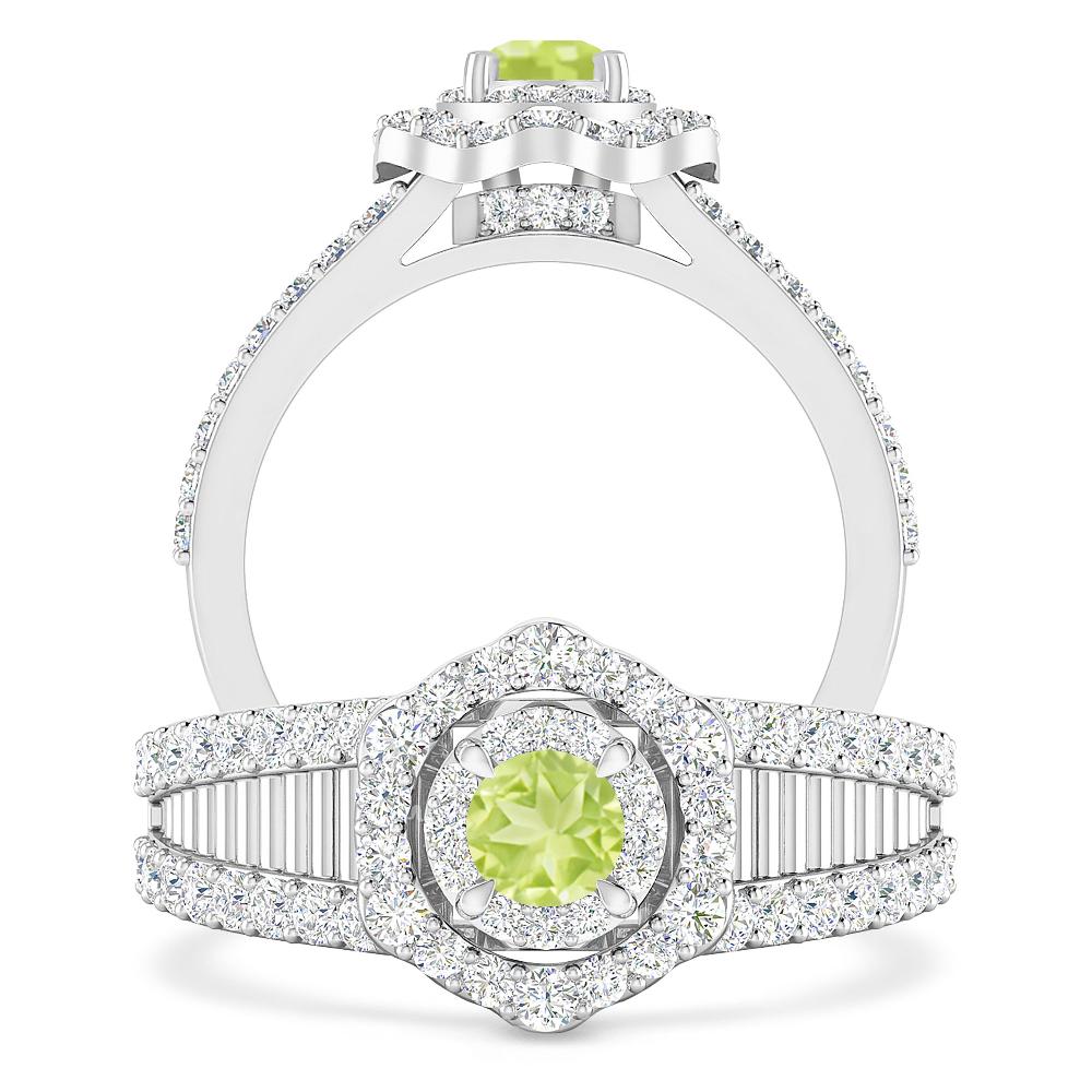 White Gold - Peridot