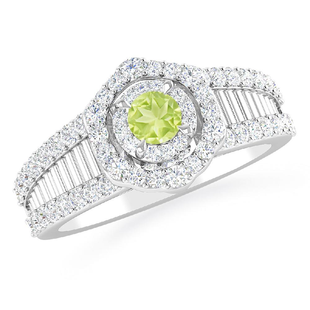 White Gold - Peridot