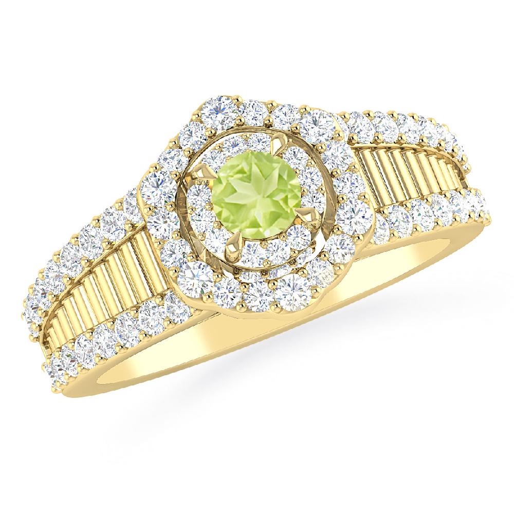 Yellow Gold - Peridot