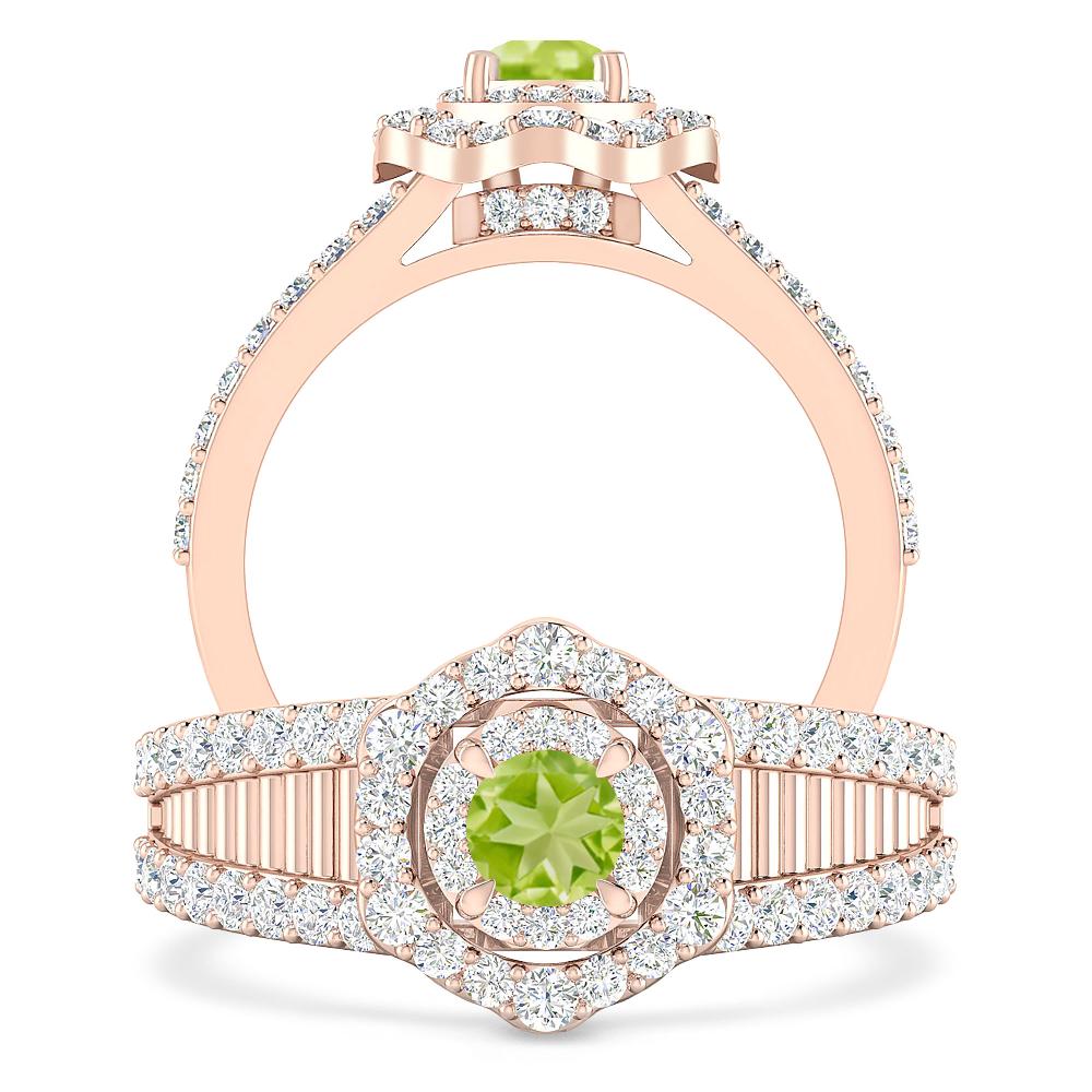 Rose Gold - Peridot