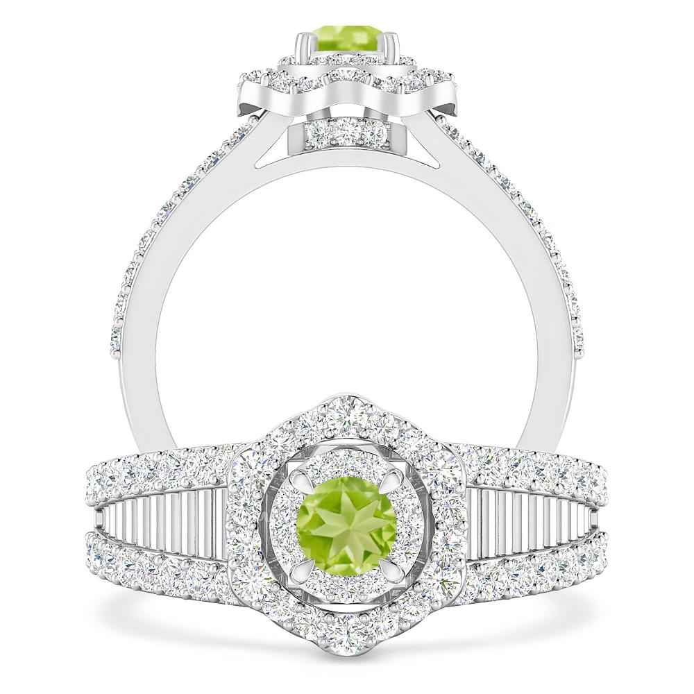 White Gold - Peridot