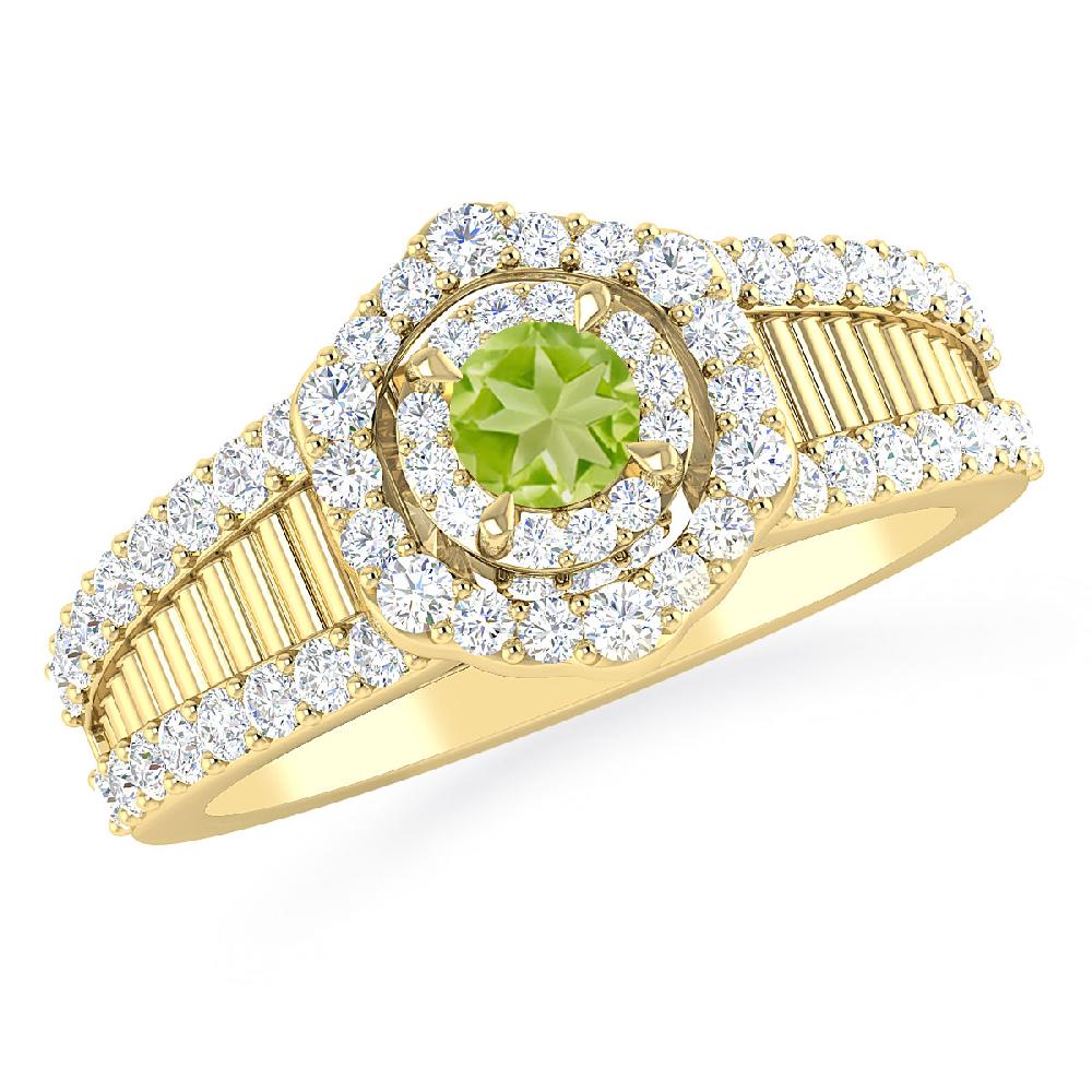 Yellow Gold - Peridot