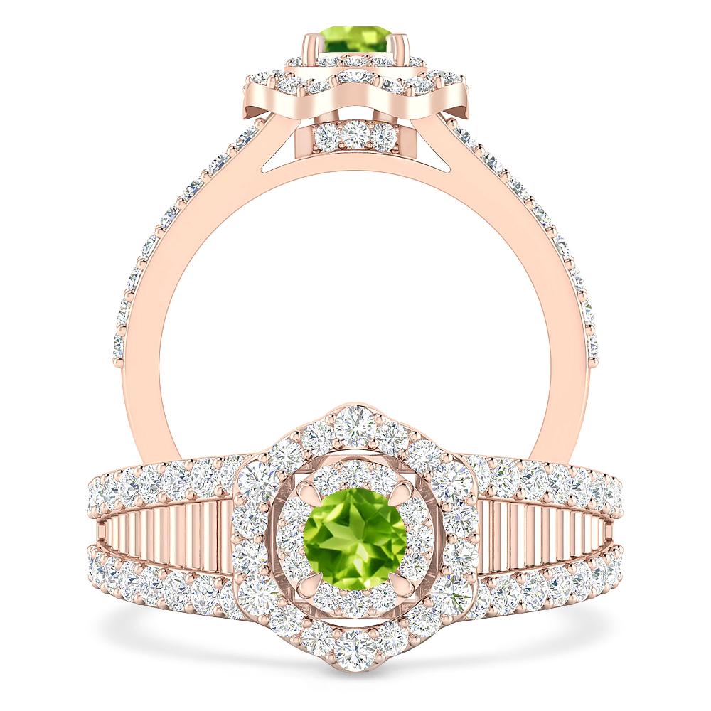 Rose Gold - Peridot