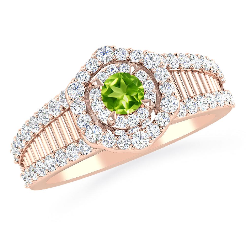 Rose Gold - Peridot