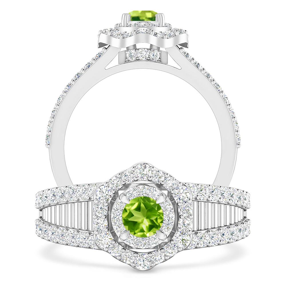 White Gold - Peridot