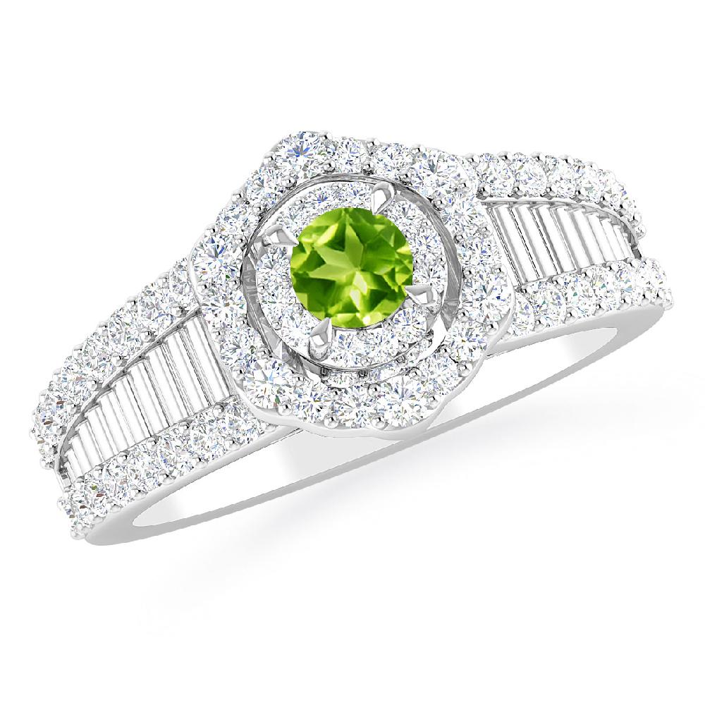 White Gold - Peridot