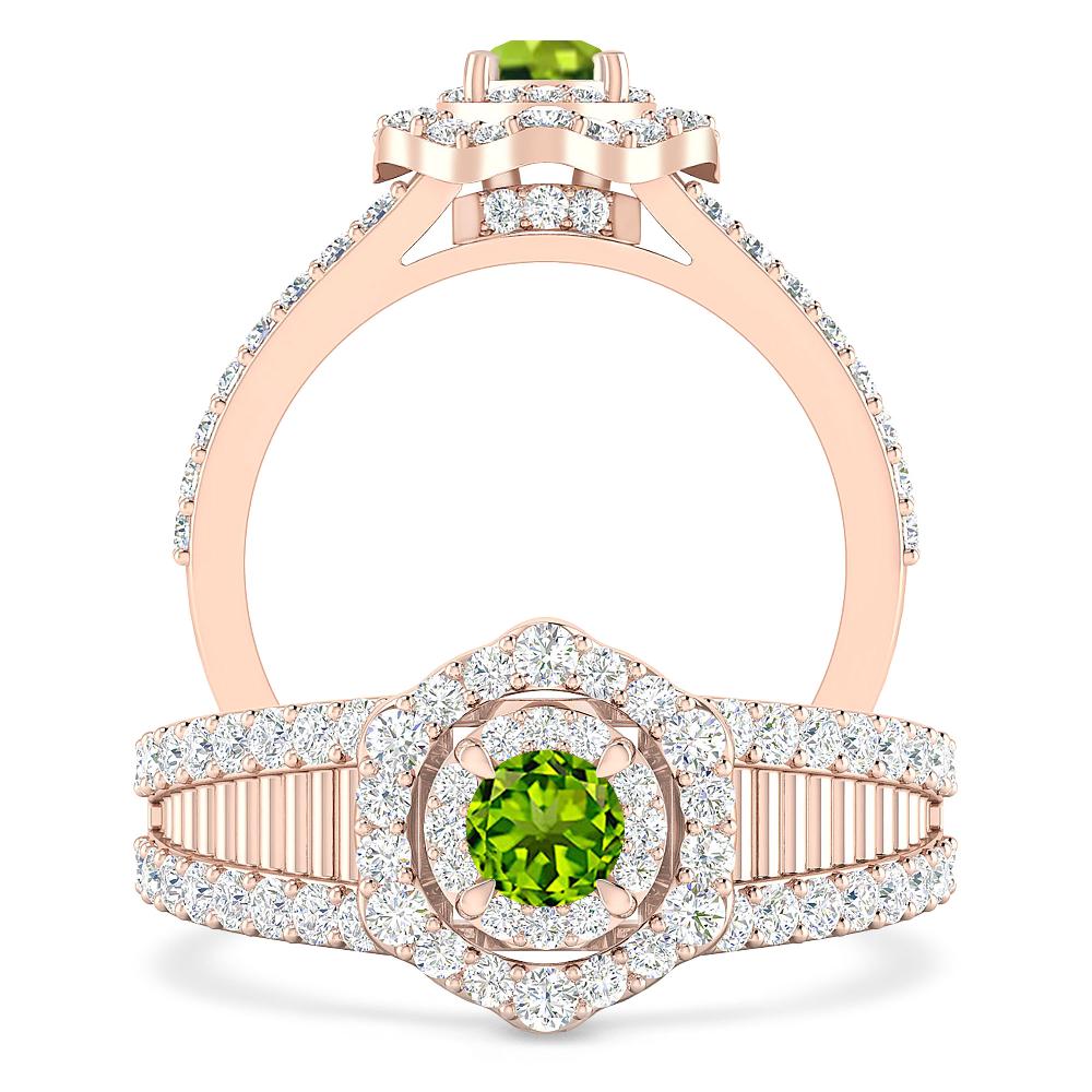 Rose Gold - Peridot