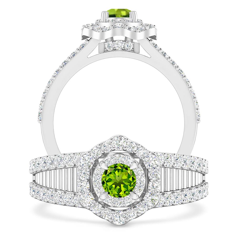 White Gold - Peridot