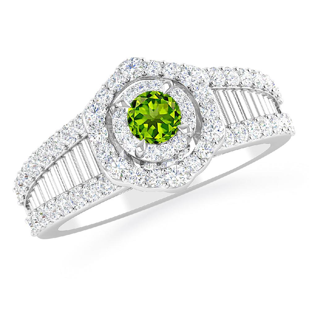 White Gold - Peridot