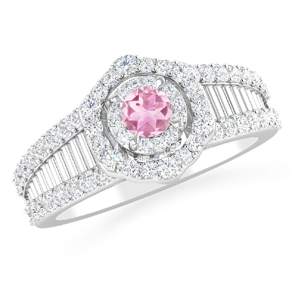 White Gold - Pink Tourmaline