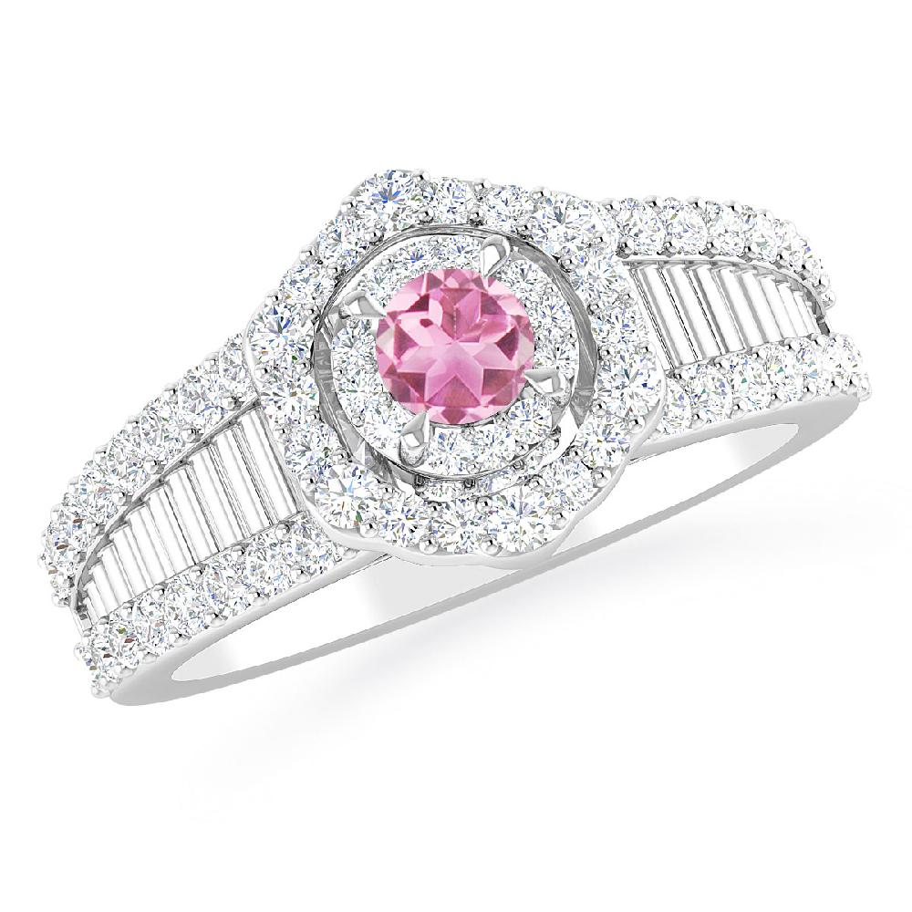 White Gold - Pink Tourmaline