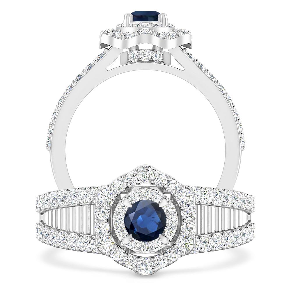 White Gold - Sapphire