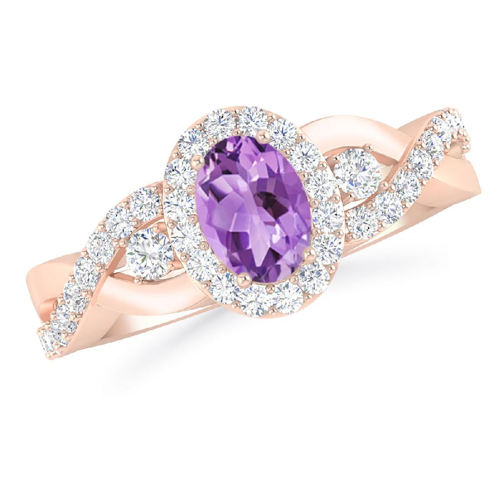 Rose Gold - Amethyst