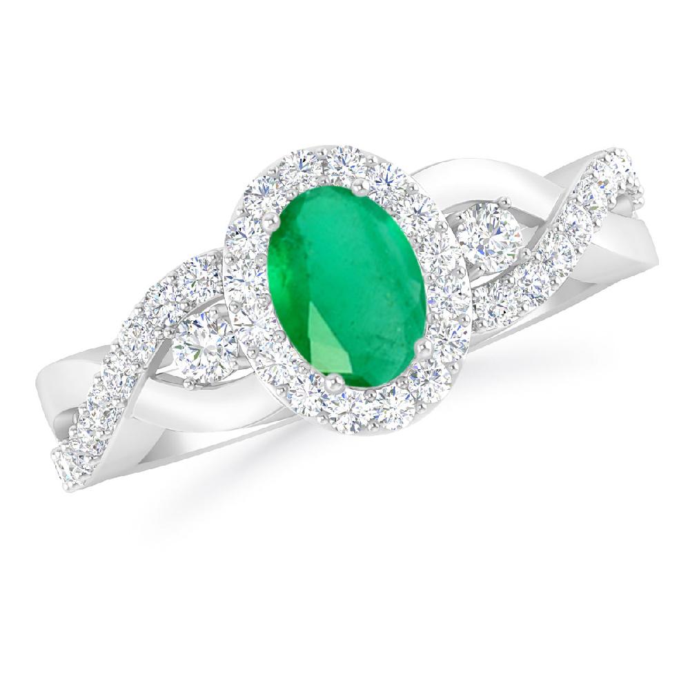 White Gold - Emerald