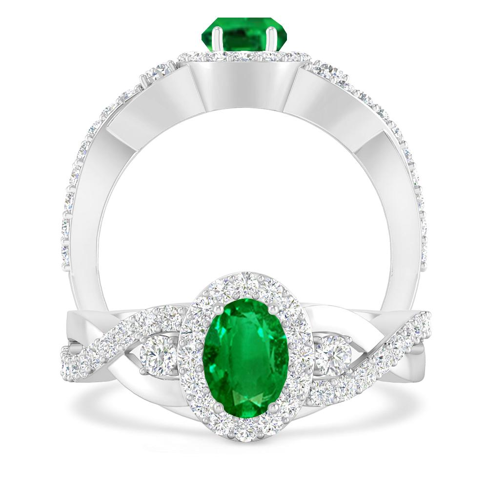 White Gold - Emerald