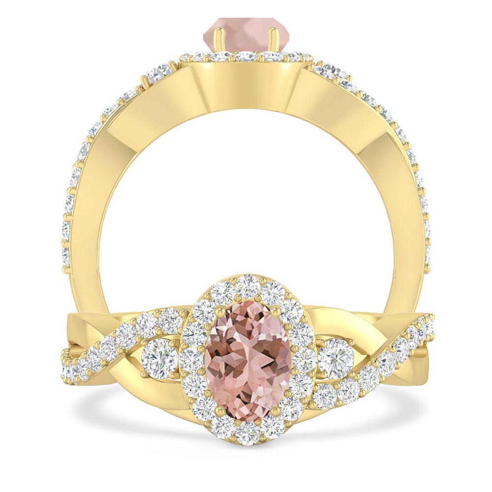 Yellow Gold - Morganite