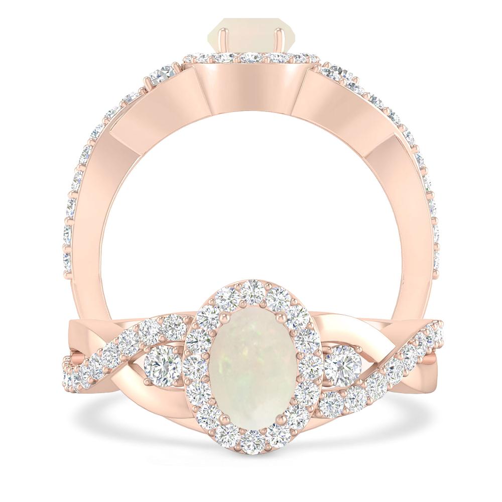 Rose Gold - Opal