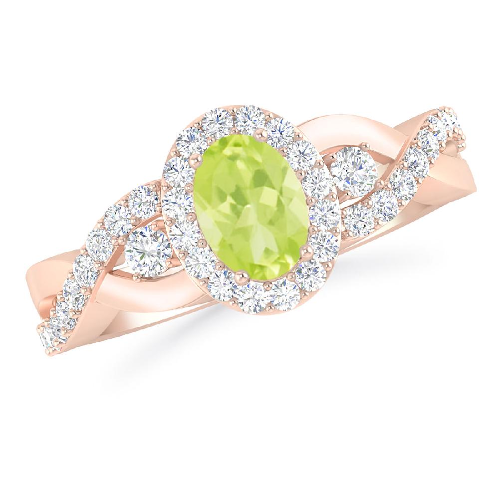 Rose Gold - Peridot