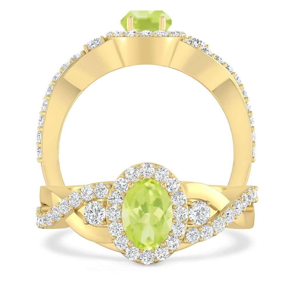 Yellow Gold - Peridot