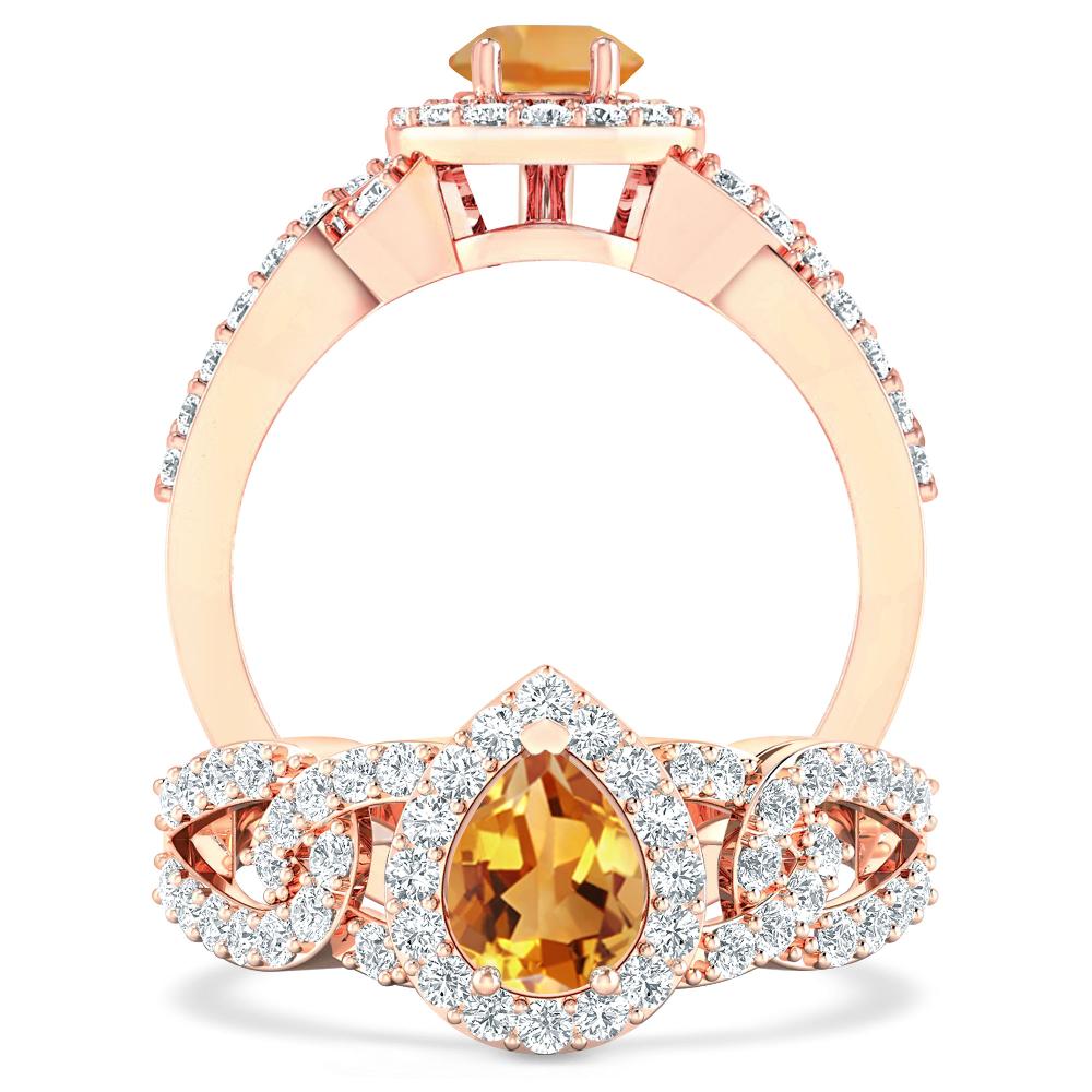 Rose Gold - Citrine