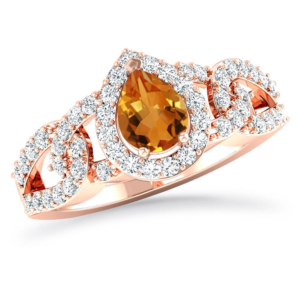 Rose Gold - Citrine