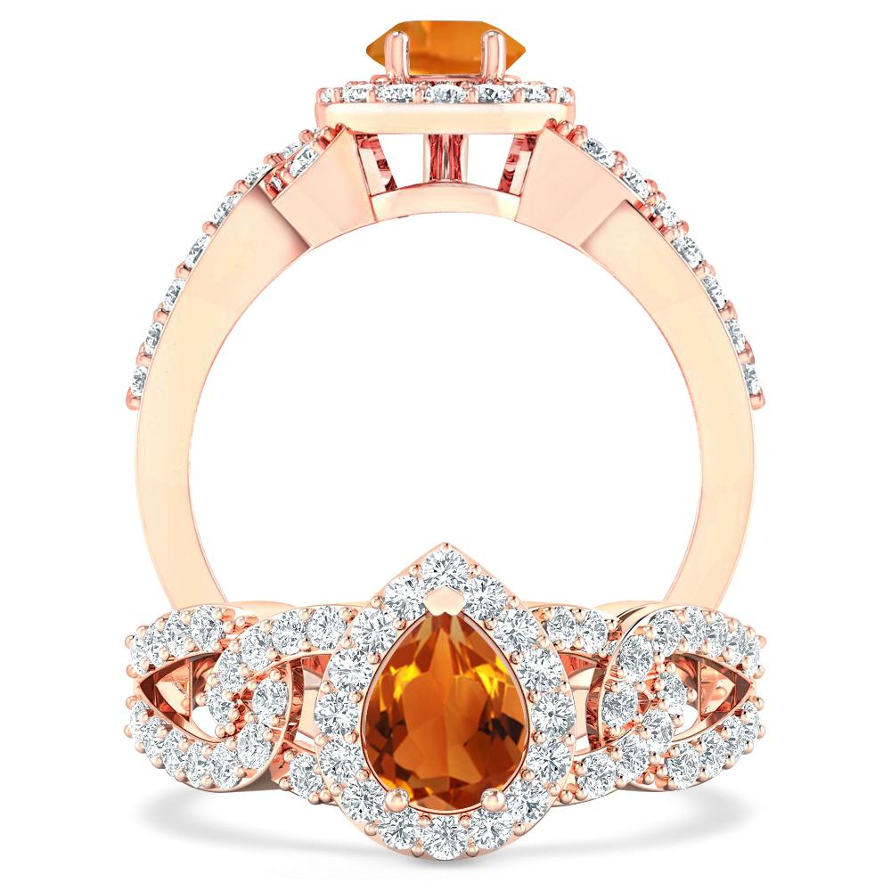 Rose Gold - Citrine