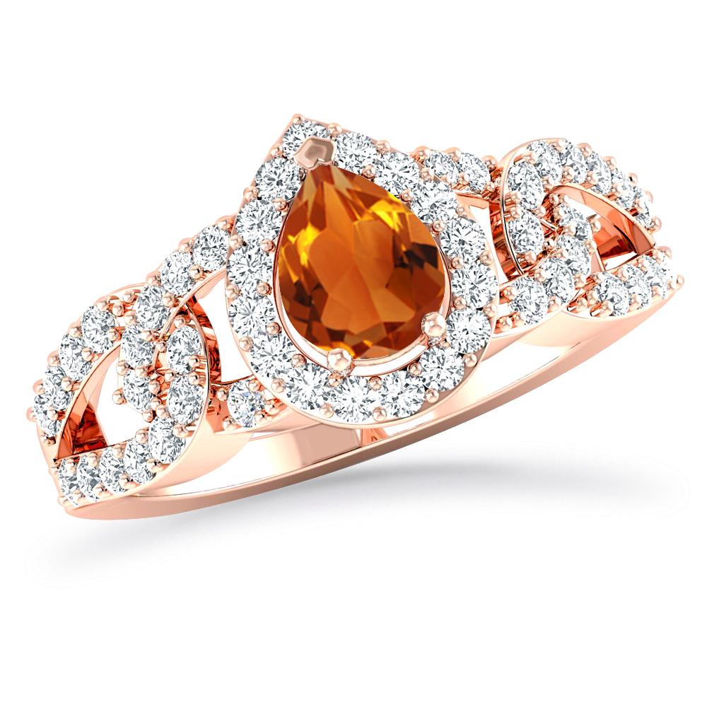 Rose Gold - Citrine