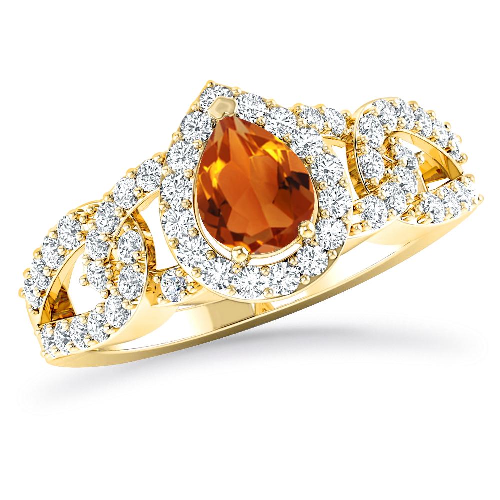 Yellow Gold - Citrine