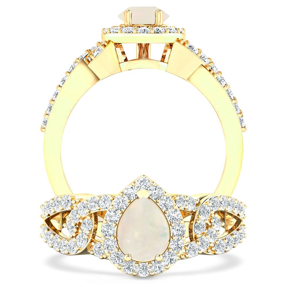 Yellow Gold - Opal