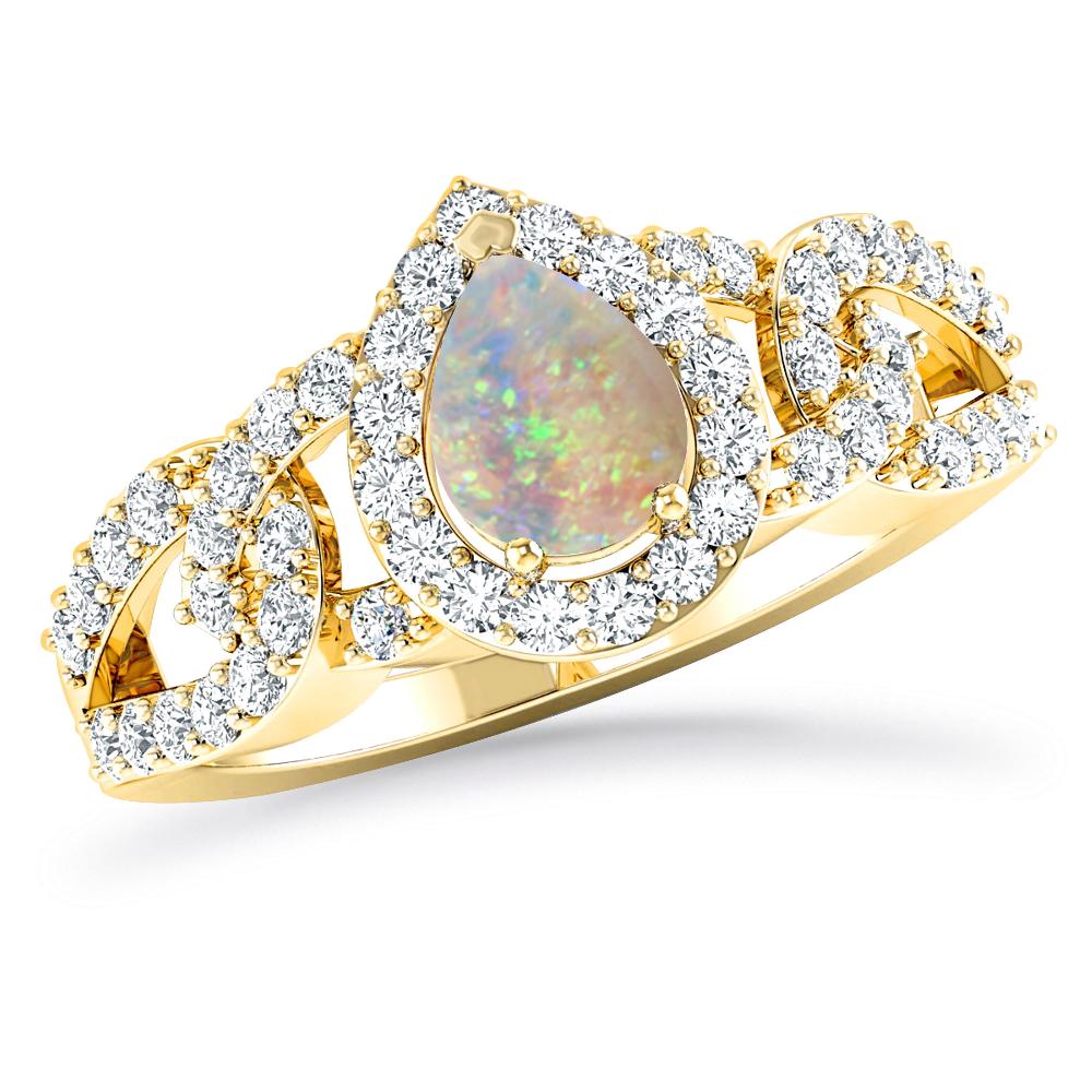 Yellow Gold - Opal