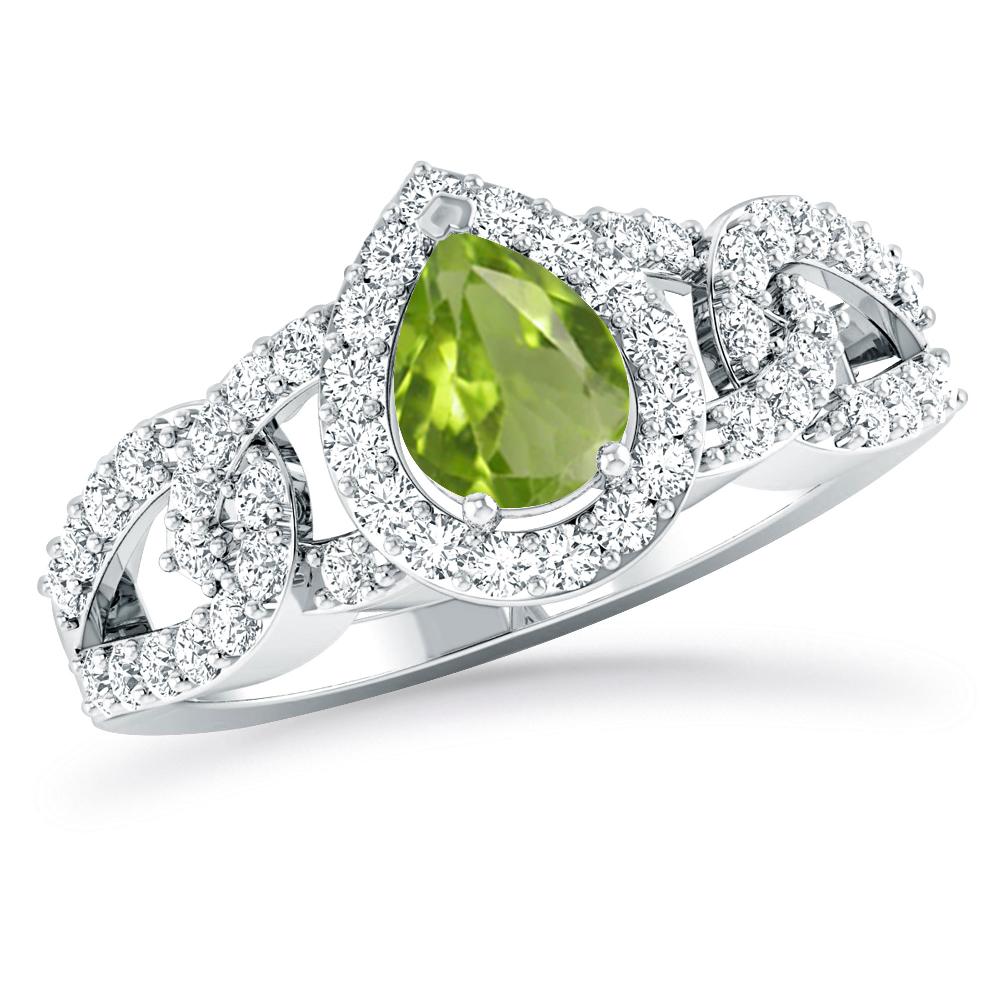 White Gold - Peridot