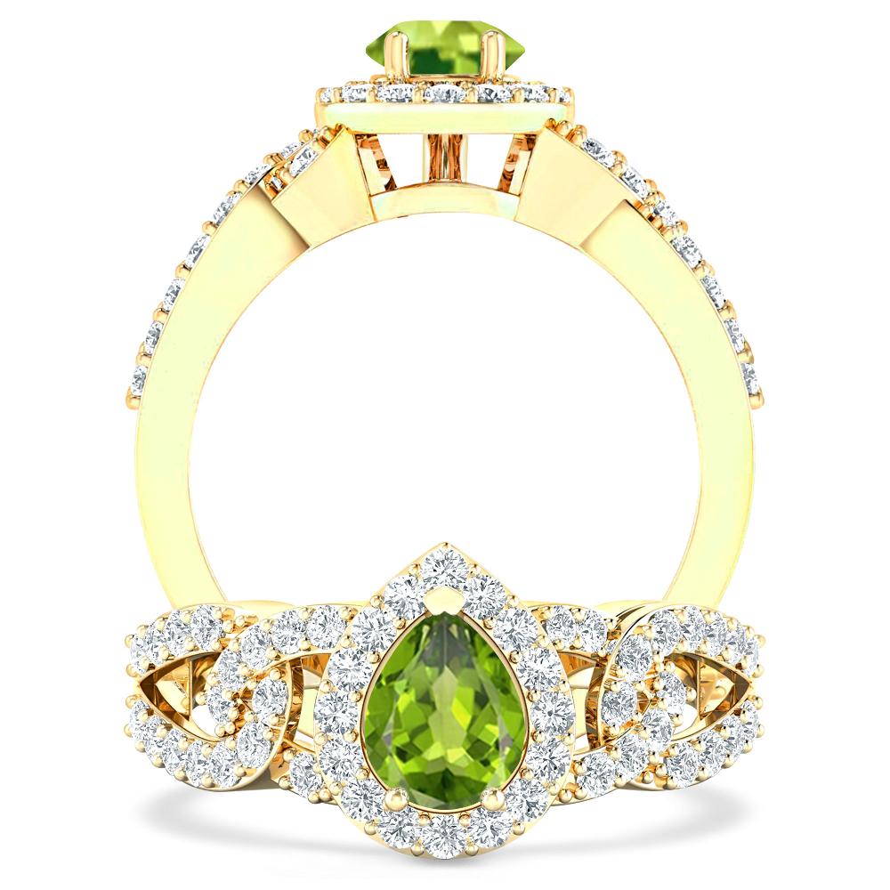 Yellow Gold - Peridot