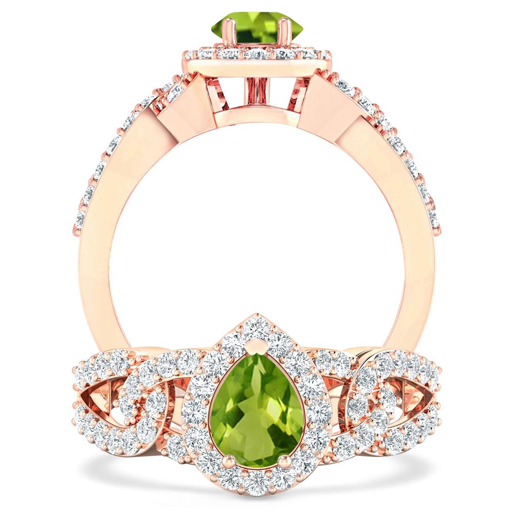 Rose Gold - Peridot