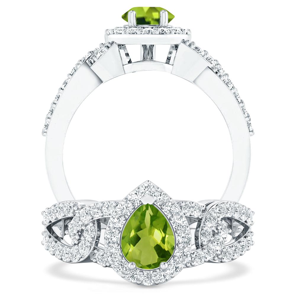 White Gold - Peridot