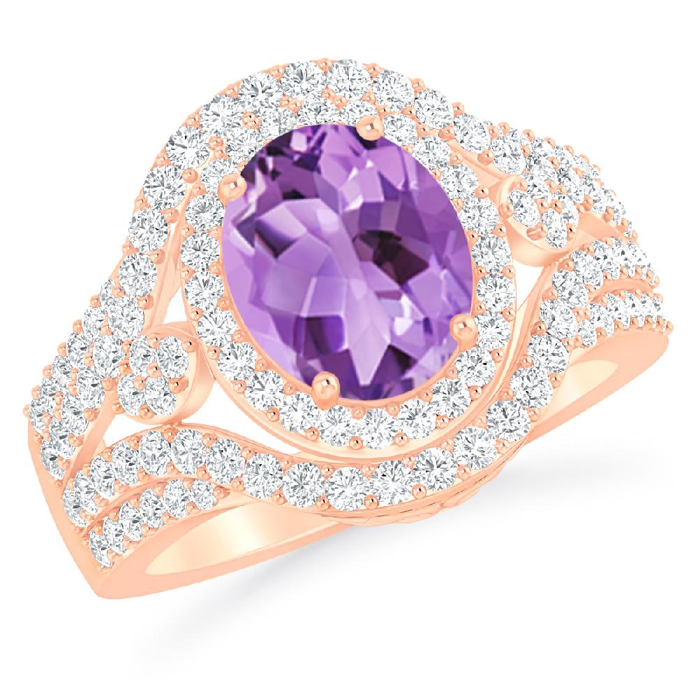 Rose Gold - Amethyst