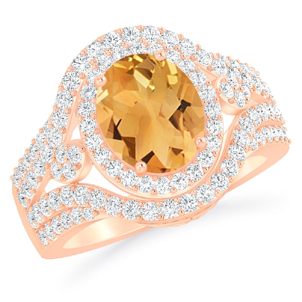 Rose Gold - Citrine