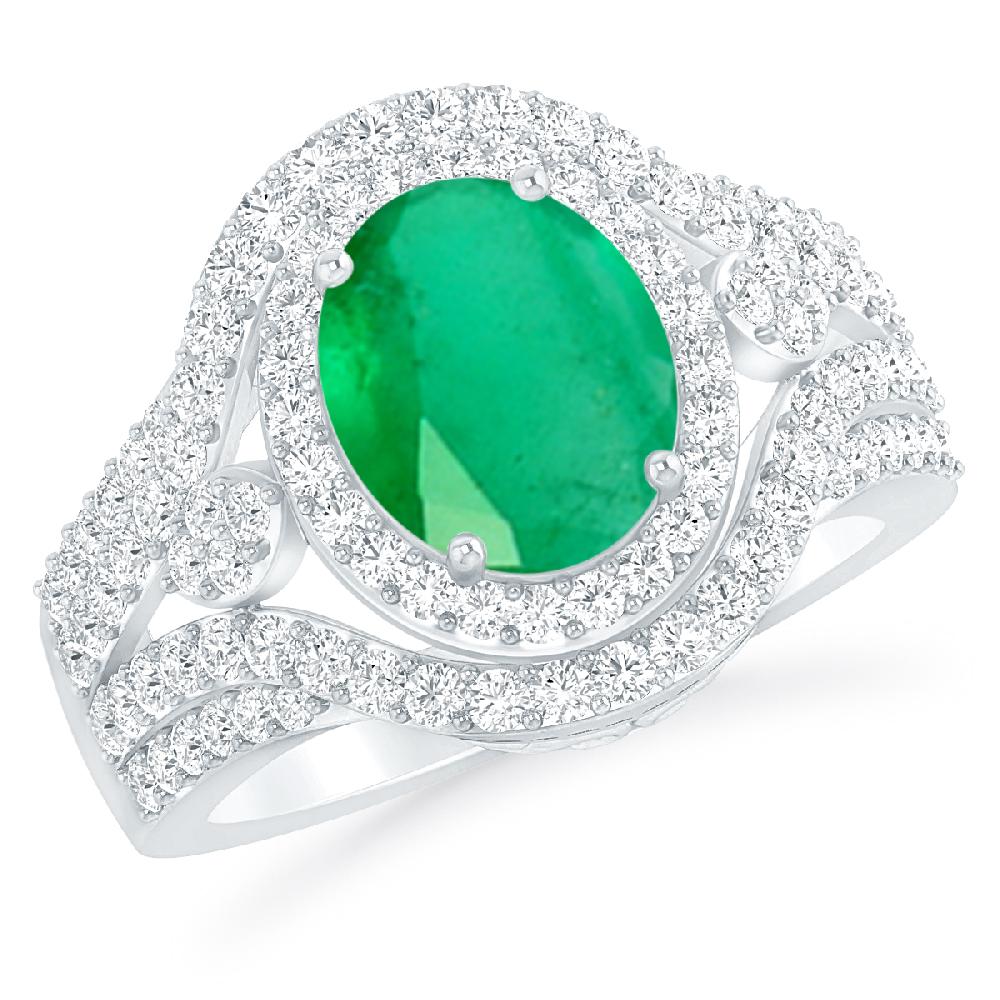 White Gold - Emerald