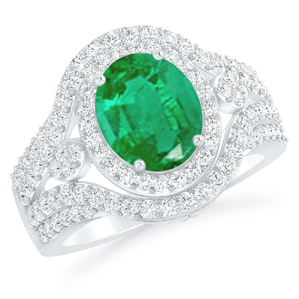 White Gold - Emerald